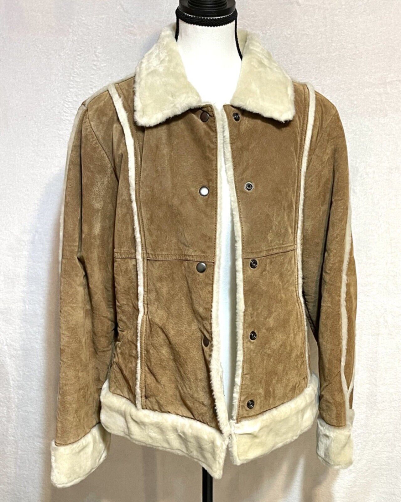 Wilsons Leather Jacket Sz M Suede Cowboy Rancher Western Retro Yellowstone