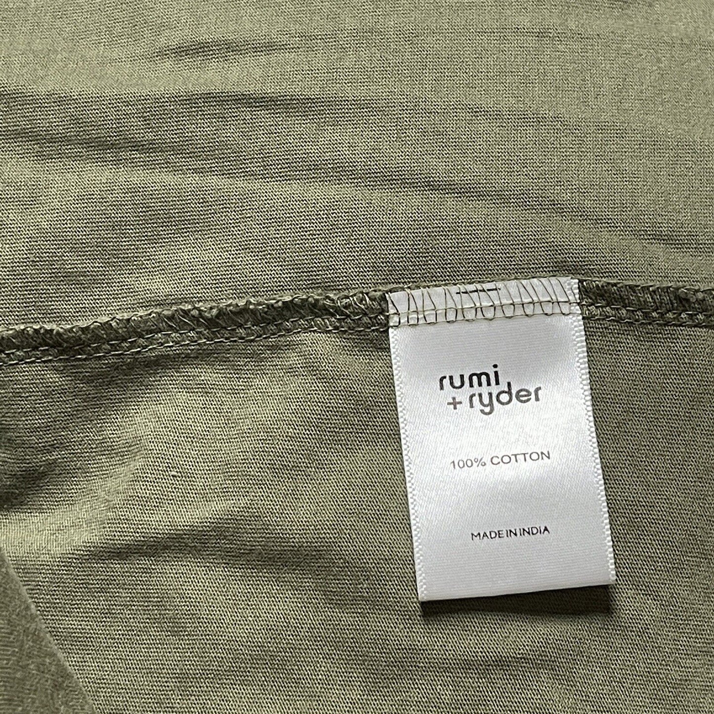 Rumi + Ryder Boys M Dinosaur T-shirt Green Long Sleeve Graphic Tee 100% Cotton