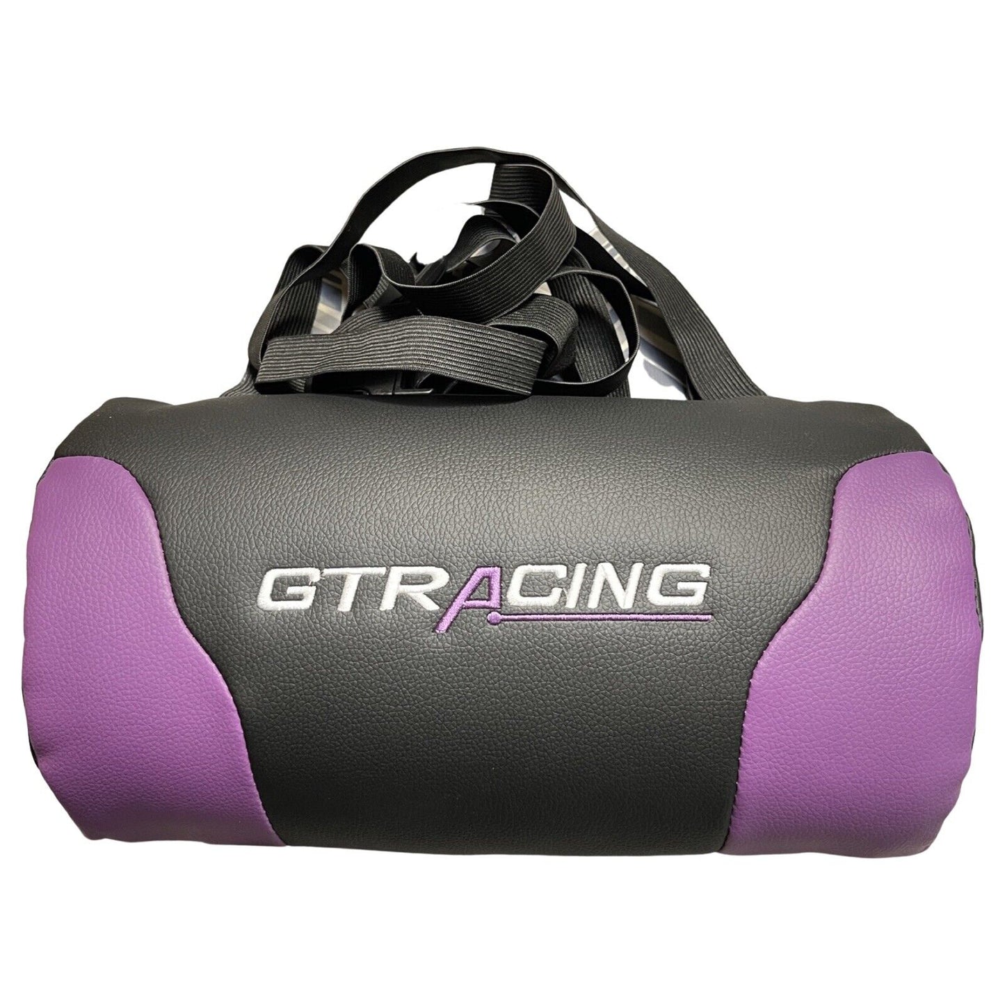 GTRacing Gaming Chair Racing Style Headrest Neck Support Pillow Black Purple