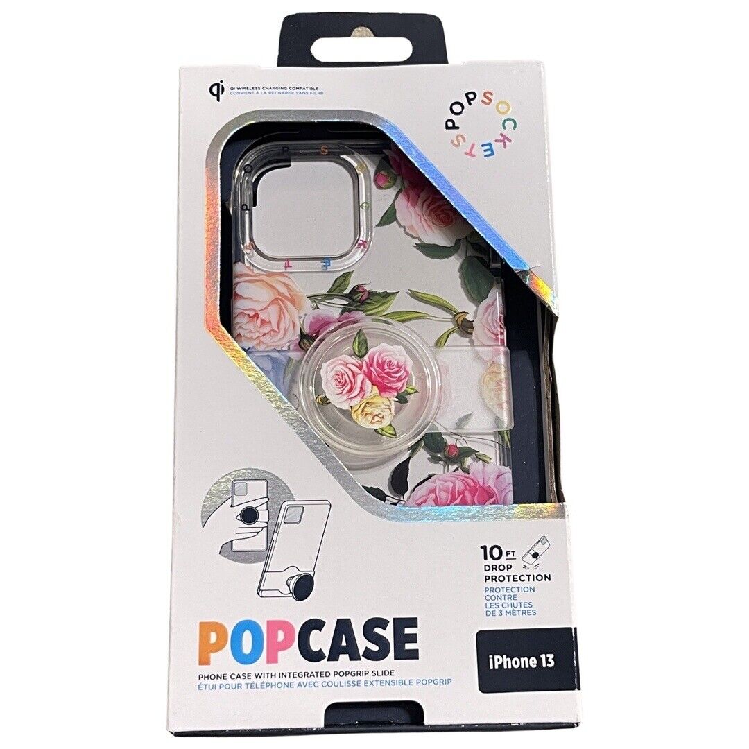 PopSockets PopCase Apple iPhone 13 PopGrip Phone Case Vintage Floral