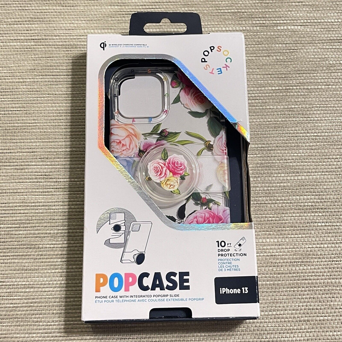 PopSockets PopCase Apple iPhone 13 PopGrip Phone Case Vintage Floral