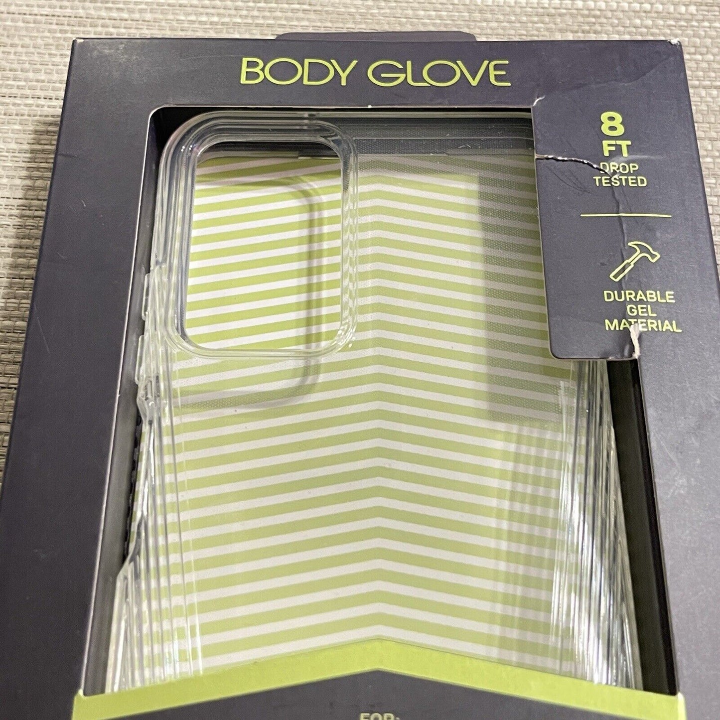 Body Glove Clear Slim Phone Case Samsung Galaxy A03s 8ft Drop Tested