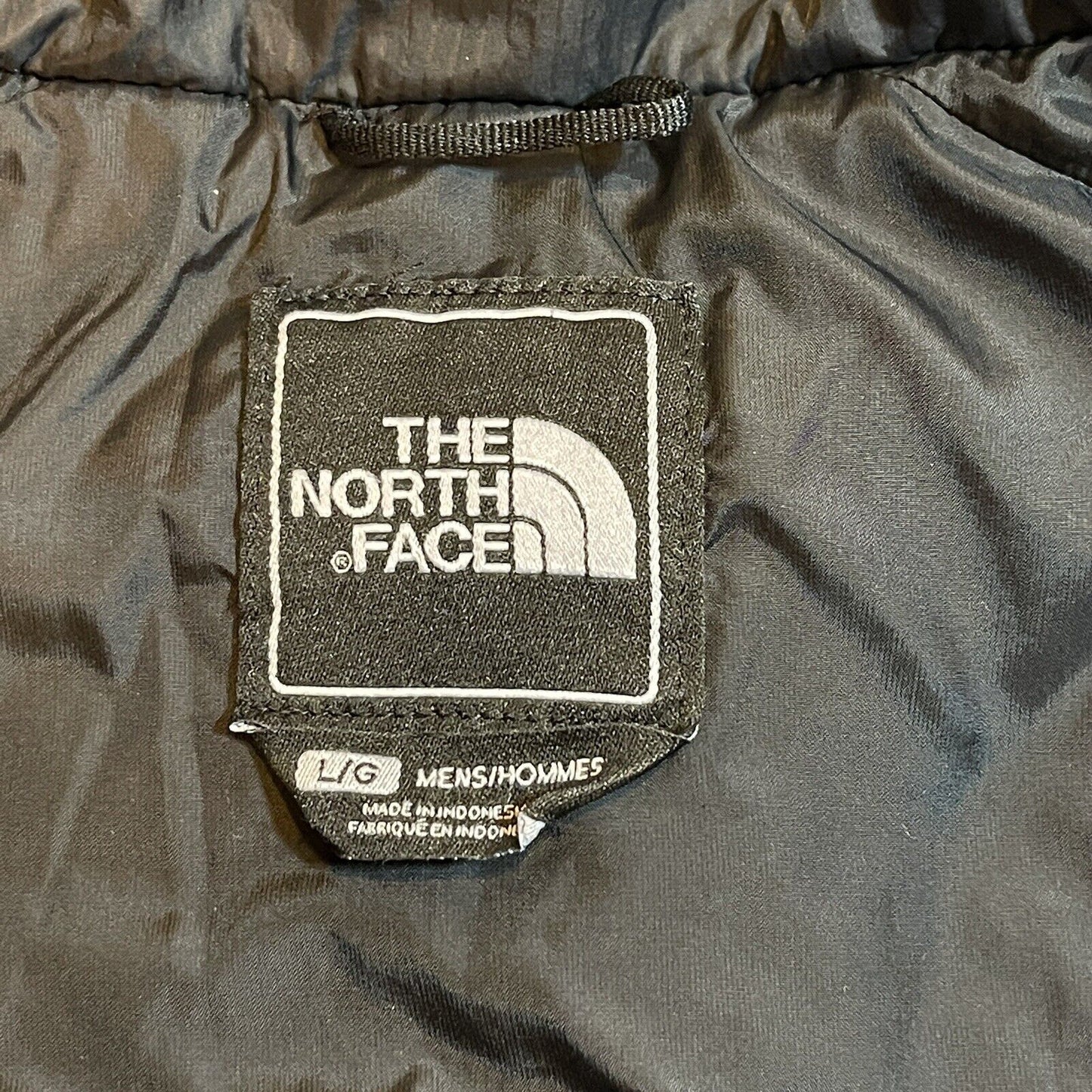 The North Face Mens Large Redpoint Vest Primaloft Black Padded Ripstop Packable