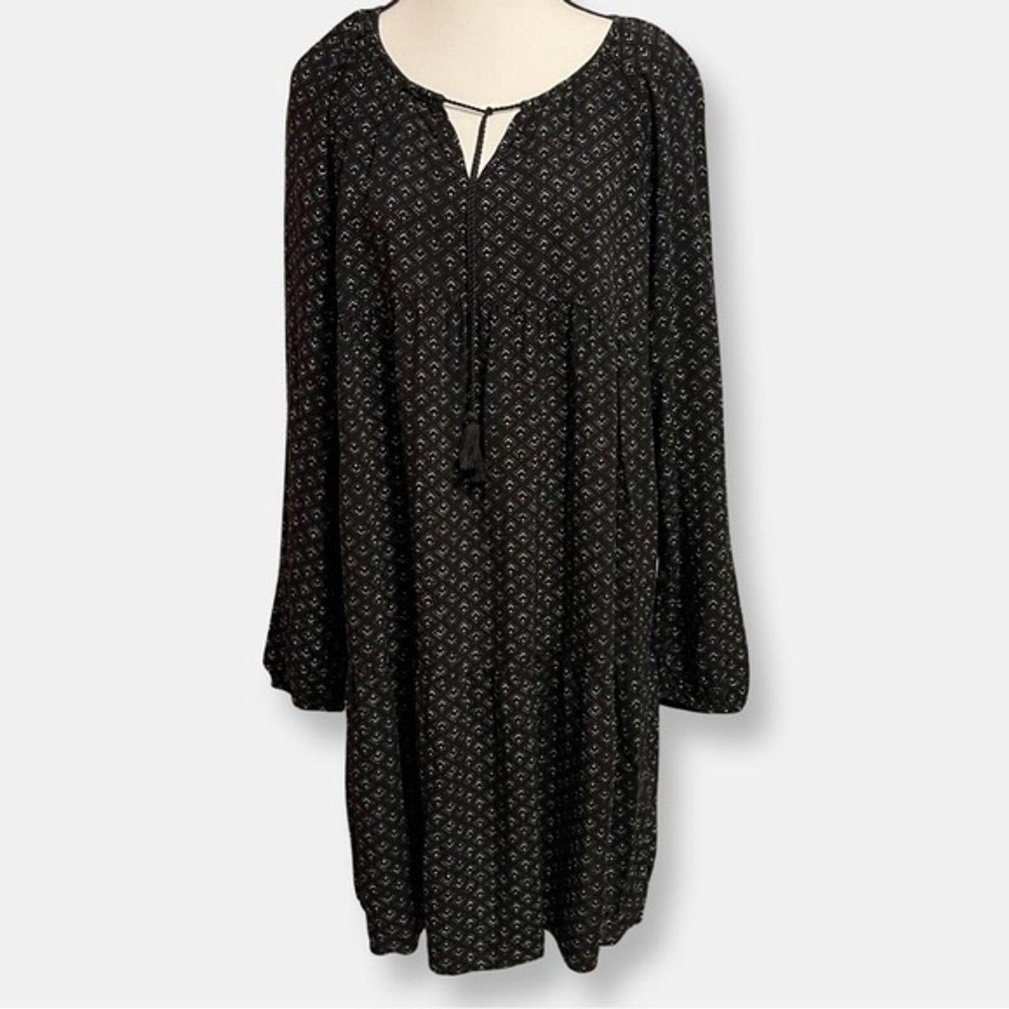 Long Sleeve Boho Peasant Dress Large Sonoma Goods For Life x Lauren Lane