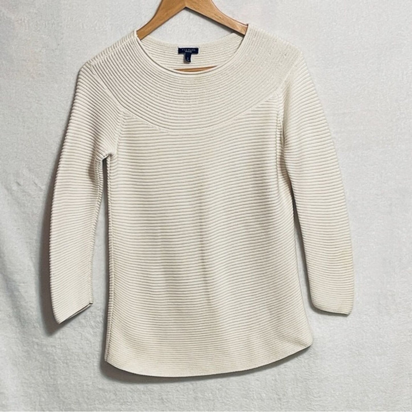 Talbots Scoop Neck Classic Cotton Blend Sweater Size S Top