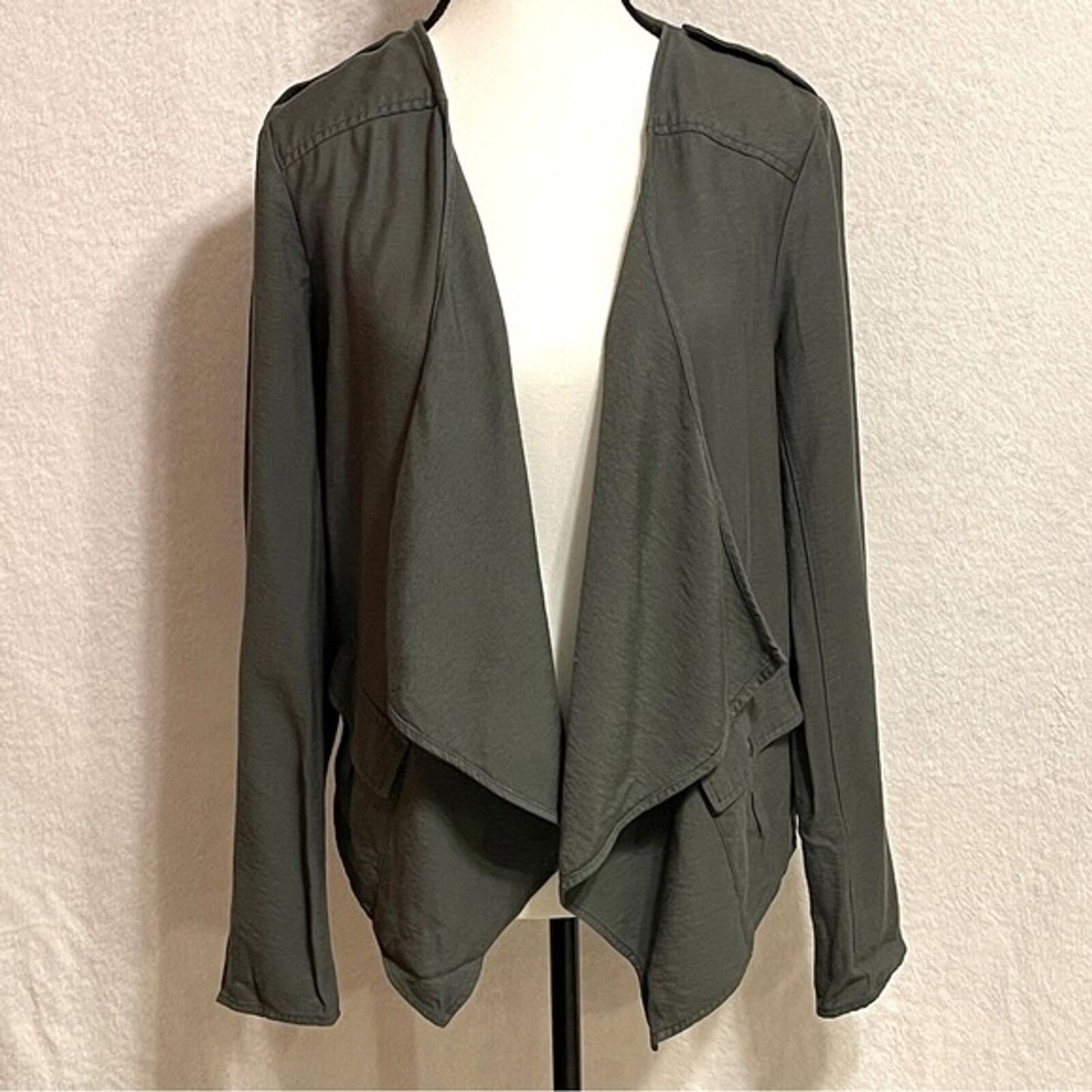 Urban Outfitters Boho Cardigan Silence+Noise Jacket Green Long Sleeve, Size M