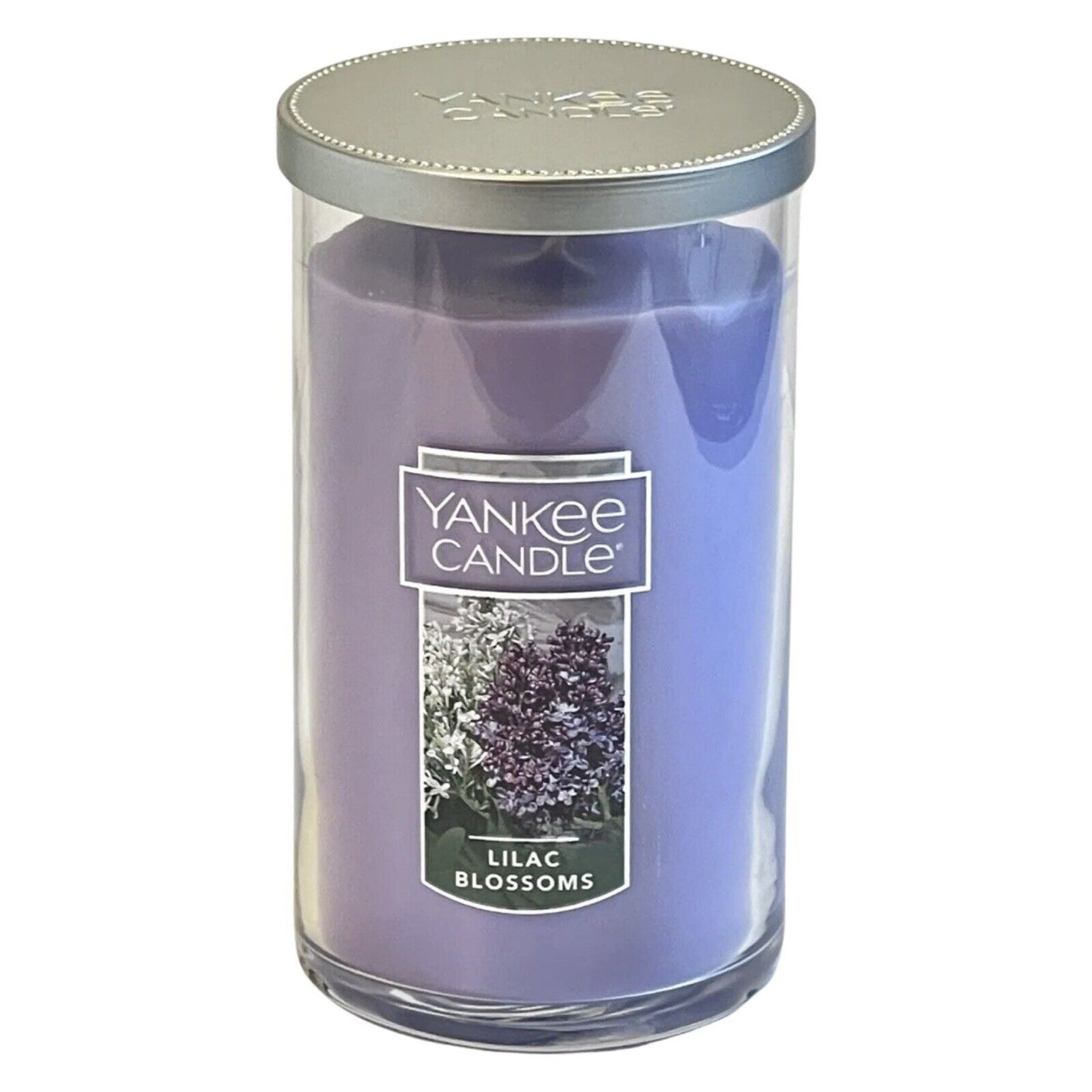 Yankee Candle New LILAC BLOSSOMS 12 oz Tumbler Purple Wax Floral