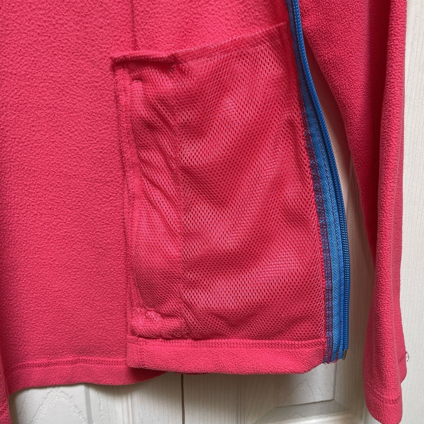 Helly Hansen DayBreaker Womens Large Fleece Jacket Pink Blue Zip Polartec