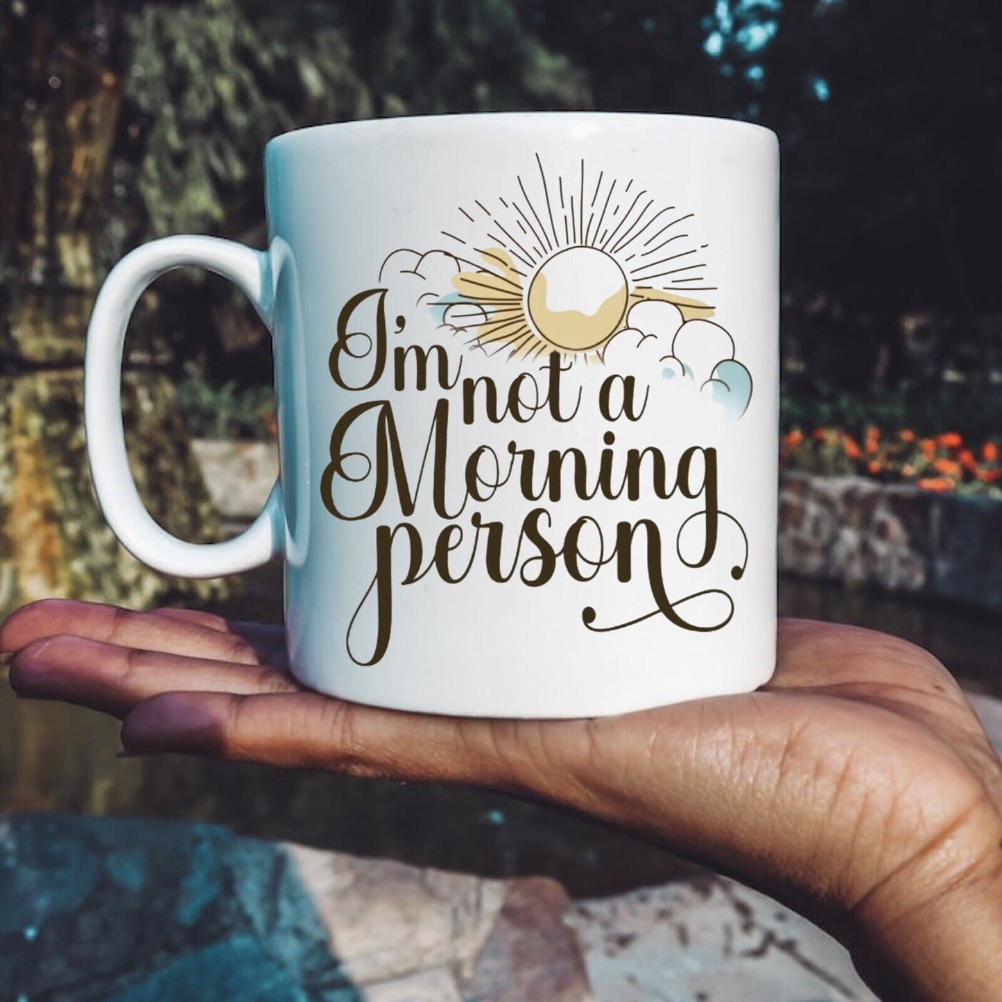 Im Not A Morning Person Sunshine Funny Mug Coffee Tea Sarcasm Gift 11 oz