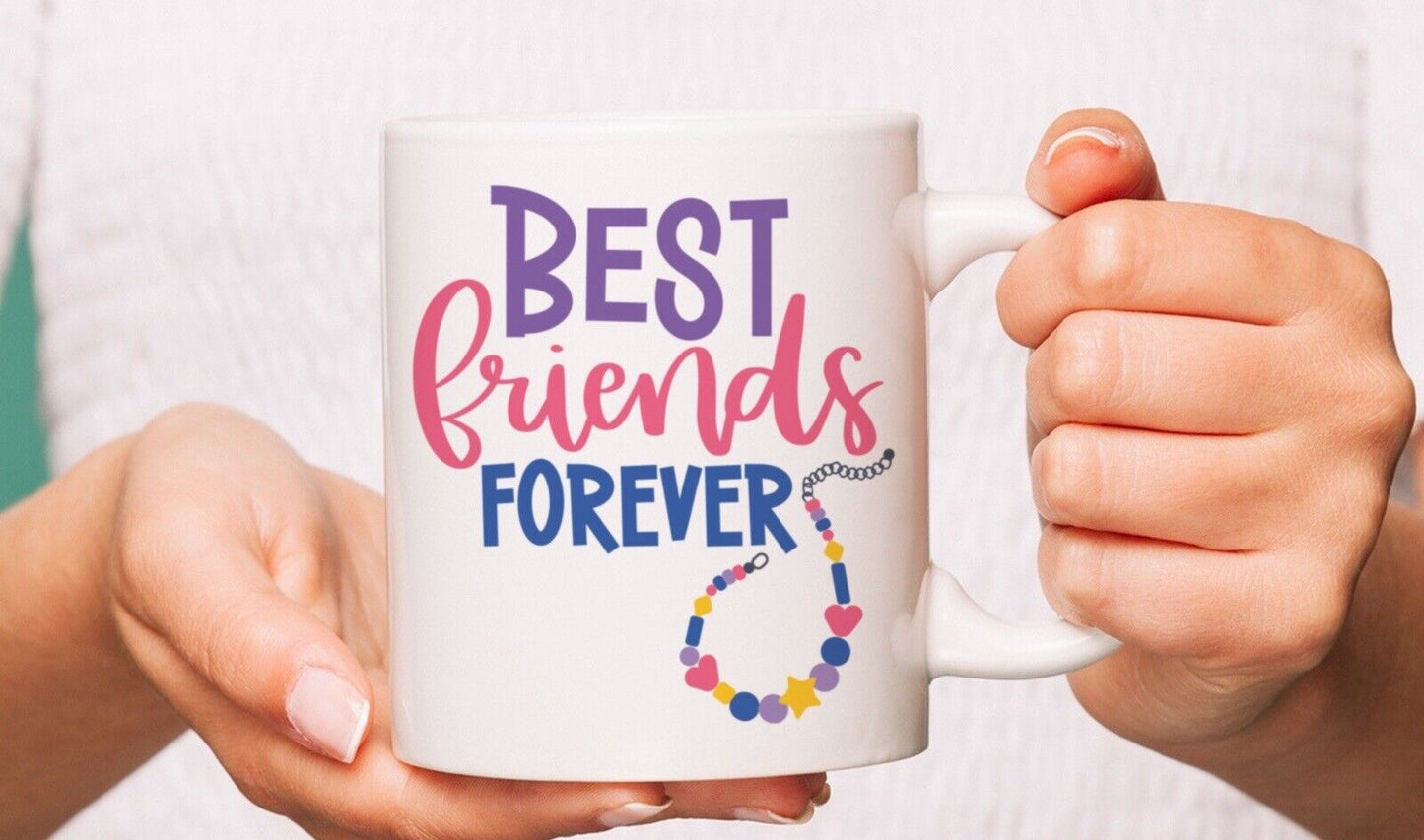 Cute Friendship Mug Best Friend Gift BFF Coffee Mug Tea Cup Nostalgia 80s 90s