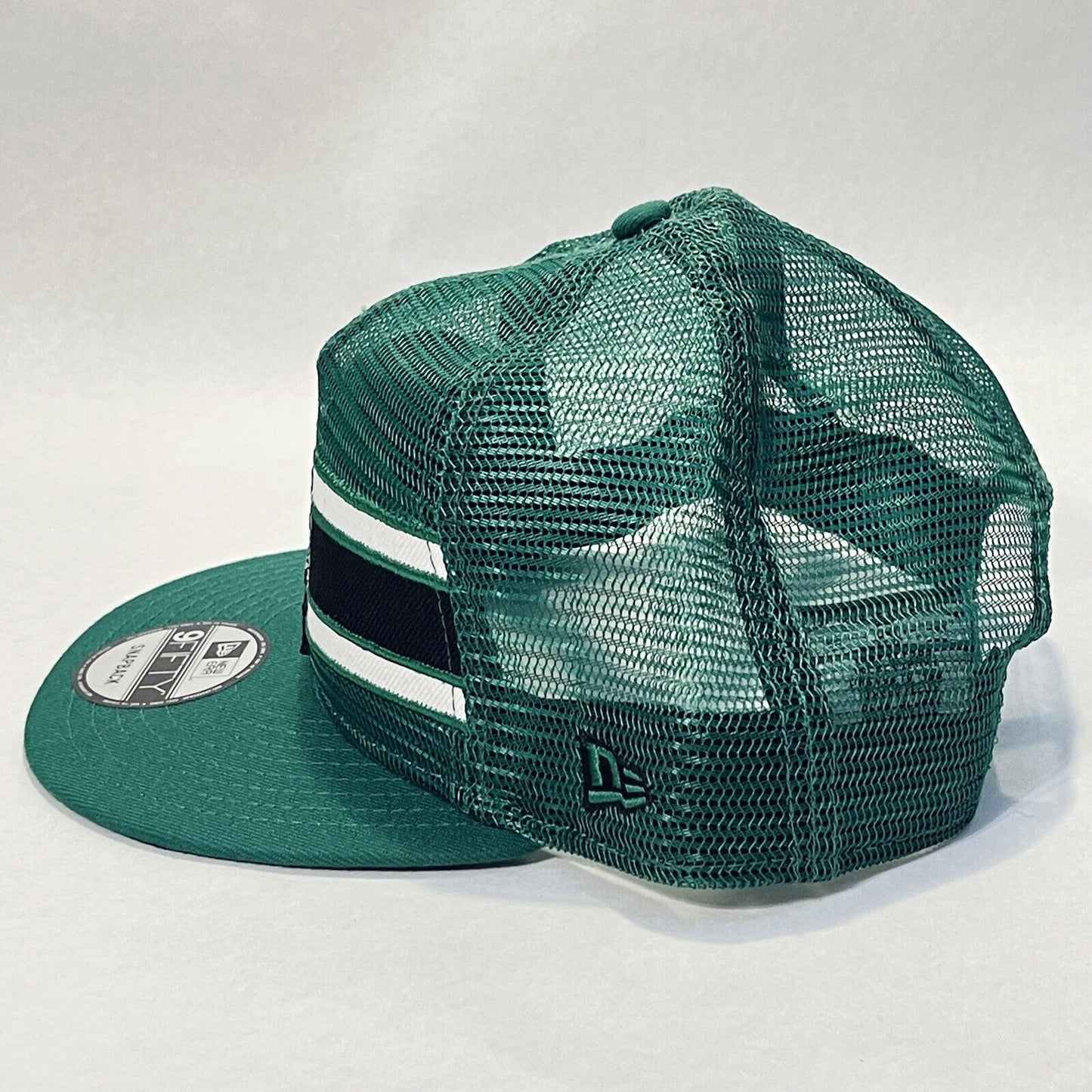 Boston Celtics Hat New Era Green Classic Trucker Mesh 9Fifty Cap NBA Basketball