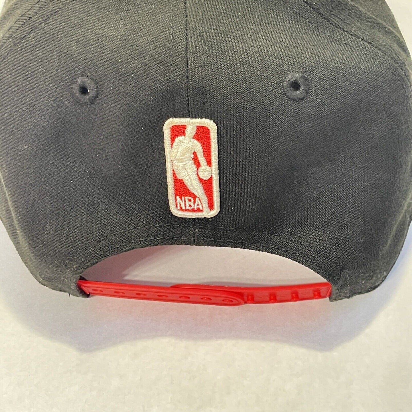 Chicago Bulls Snapback Hat 9FIFTY New Era Black Red Cap NBA Basketball Mens