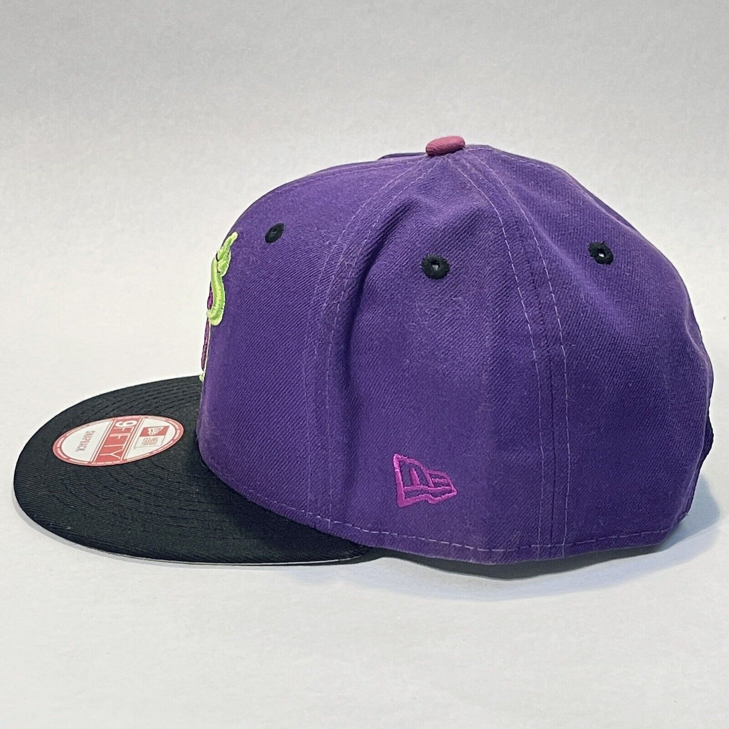 Miami Heat Hat Snapback Cap Purple Black New Era 9Fifty NBA Basketball Mens