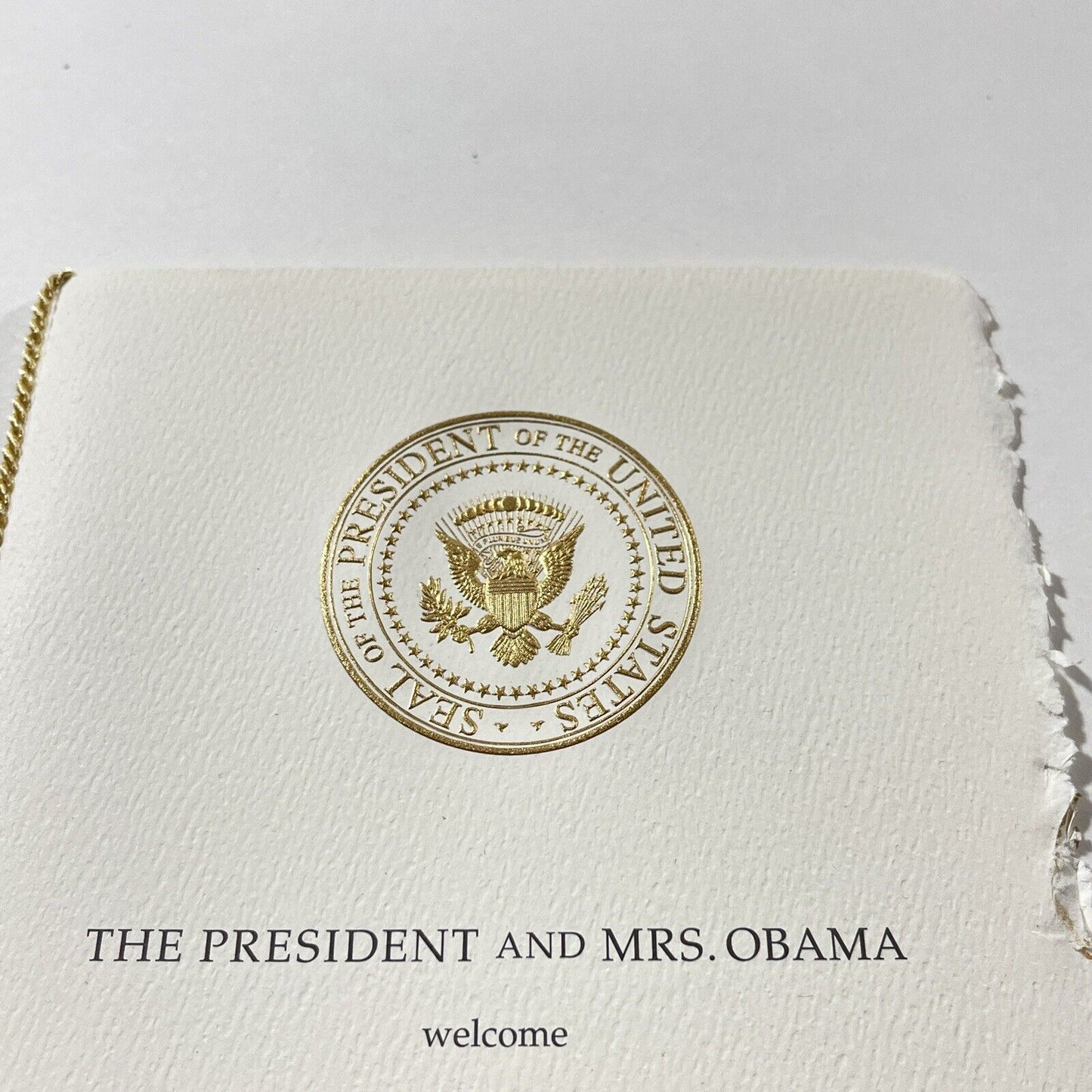 2010 Barack Obama White House Mexico President Official Welcome Ceremony Program