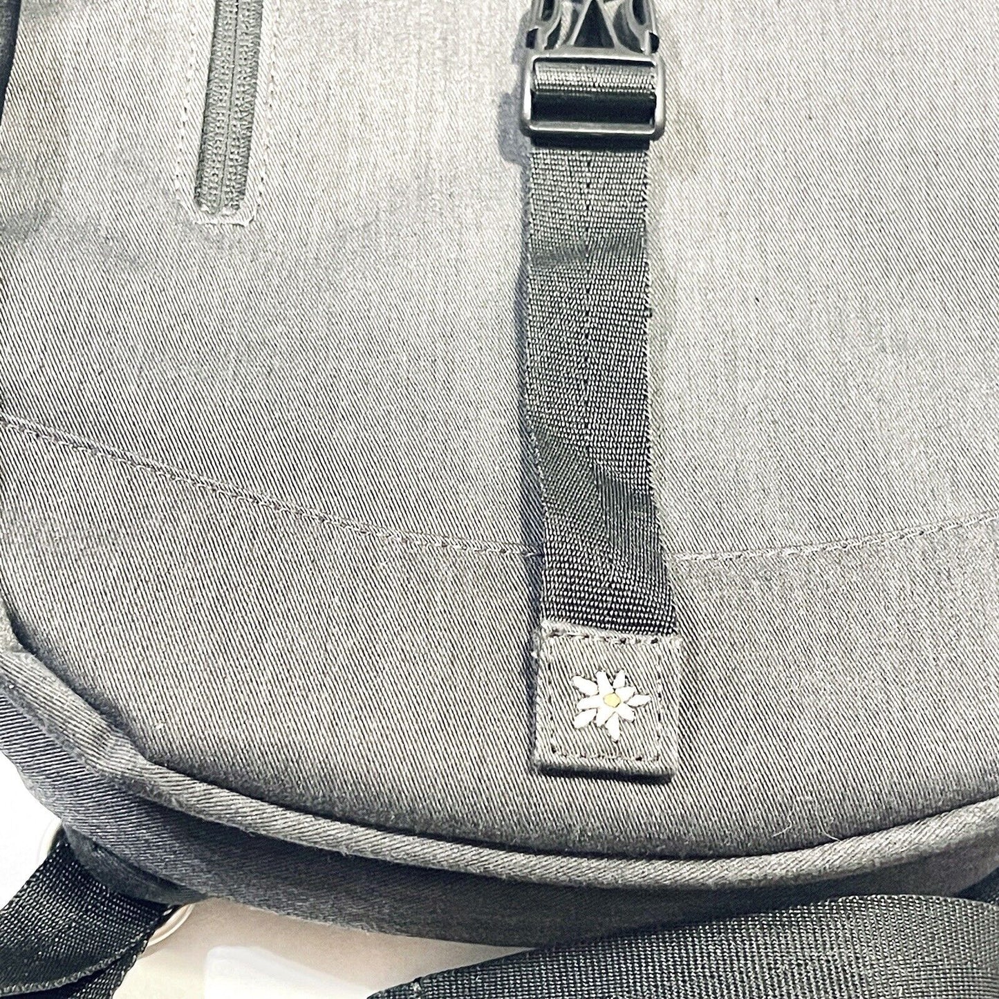 Sherpani Oli Backpack Medium Drawstring Gray Yellow NEW