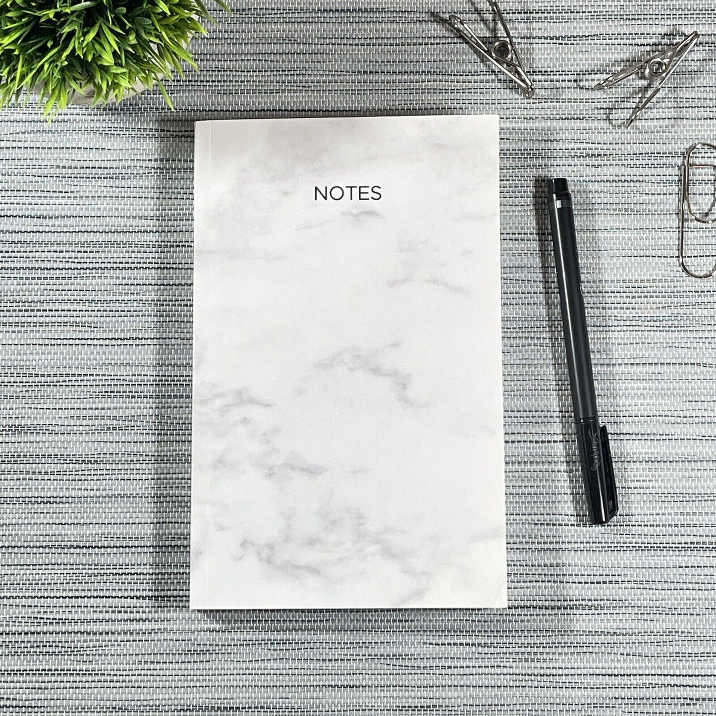 Marble Notebook 240 pages 5x8 Bound Journal Lined Paper School Work Travel NEW