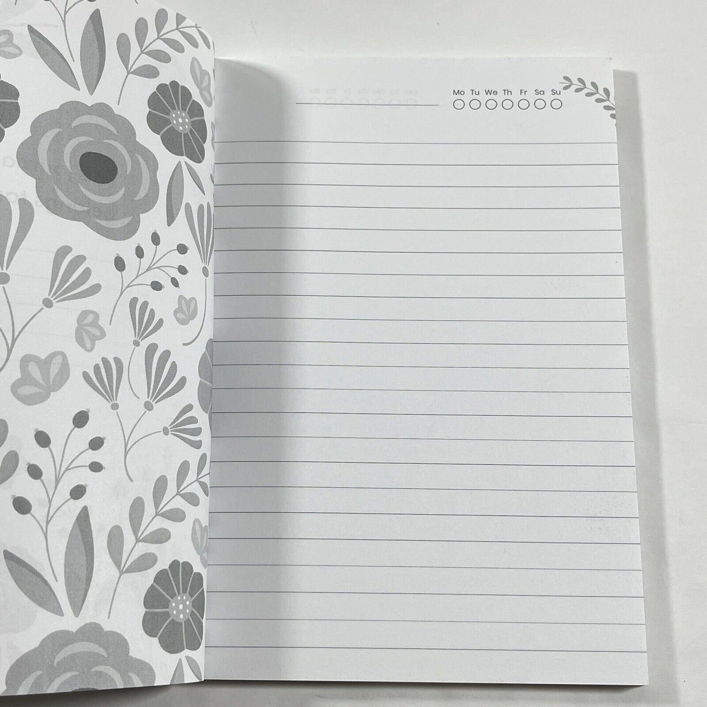 Floral Notebooks 6x9 Flowers Notepad Set Blank Lined 110 page Journal