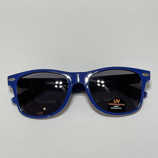 UTC Aerospace Sunglasses Blue Frames UV Protection Black Lenses Classic